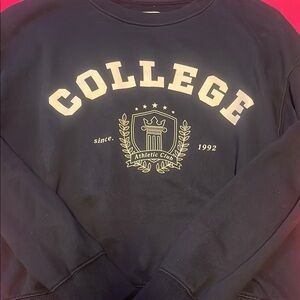 Kids Simple “COLLEGE” Crewneck
